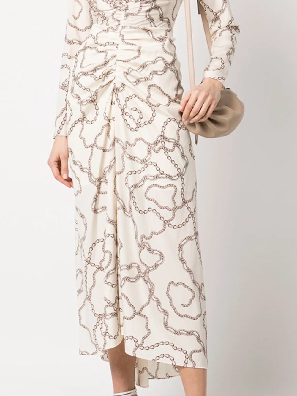 Veronica Beard Kersey Chain-Print Dress